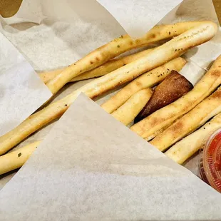 french fries and ketchup