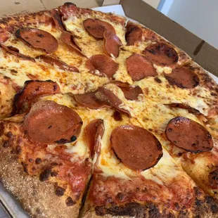 Pepperoni and extra cheese