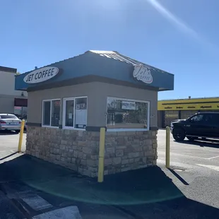outside