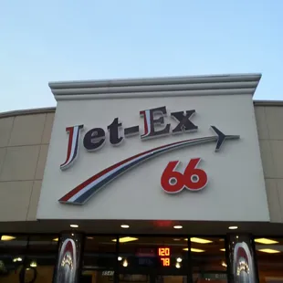 the front of the store