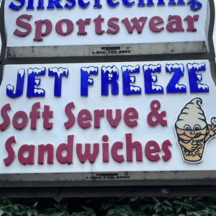 Jet Freeze sign