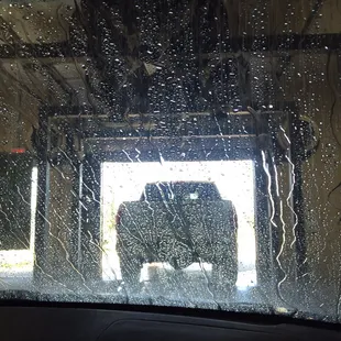 Leaving car wash