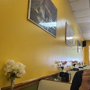 Some decor while sitting at the table