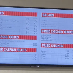 The menu 2
