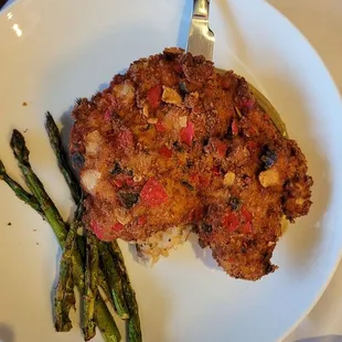 Tortilla encrusted chicken