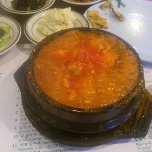 Spicy Kimchi Tofu