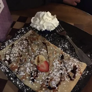 Strawberry & Banana Nutella Crepe