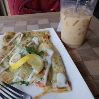 Smoked Salmon Crepe