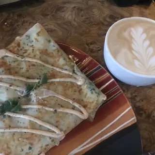 Spicy Sausage Crepe