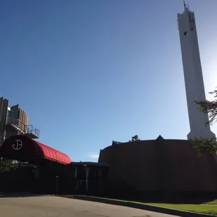 The Jewel Box (just to the left of the tower).