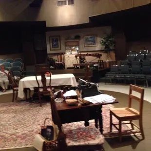 The set for &quot;You Can&apos;t Take It With You&quot;.