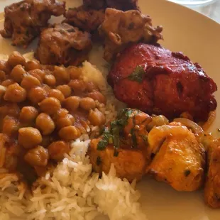 Just some of the dishes !!! That orange chicken is awesome don't know the name.... all of it is very good