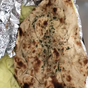 Garlic Basil Naan