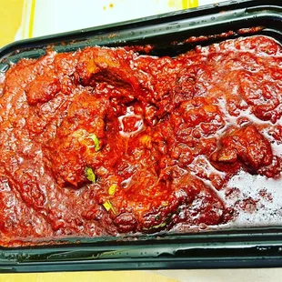 Laal maans with lamb