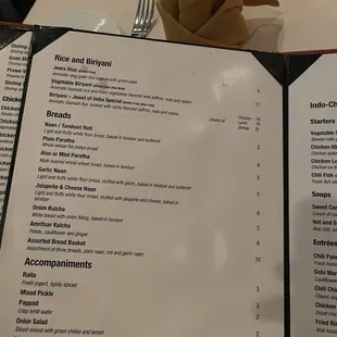 Menu 5