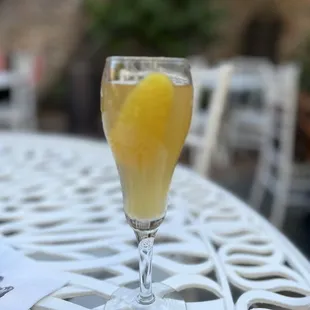 French 75 with cognac.
