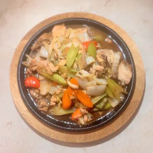 hot sizzling plate chicken
