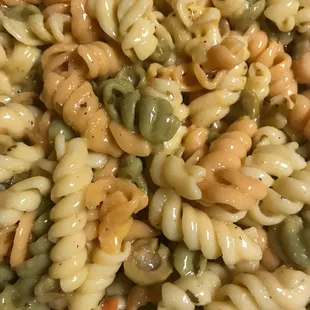 a closeup of a pasta dish