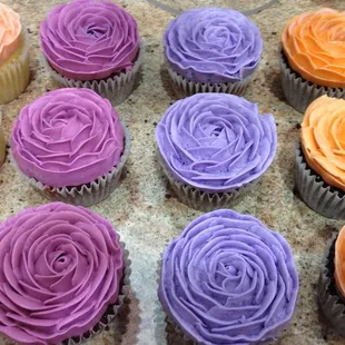 Rose cupcakes