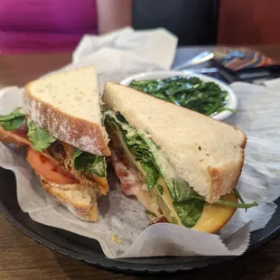 Fried green tomato blt