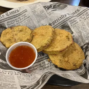 Fried green tomatoes