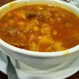 Beef vegetable soup