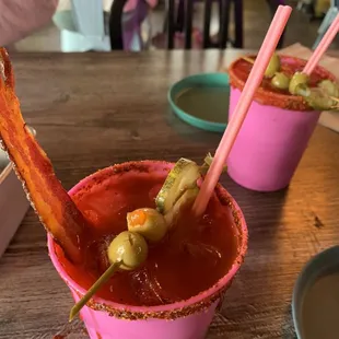 Bloody Mary + bacon