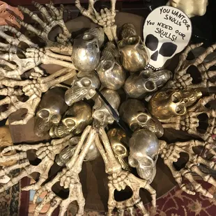 Skull rings and skull jewelry French Quarter New Orleans