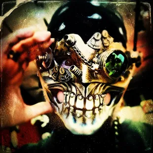 Steampunk masks every day. #FrenchQuarter New Orleans