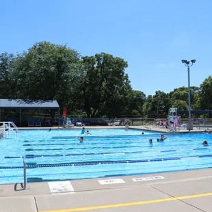 Our 6 lane outdoor pool