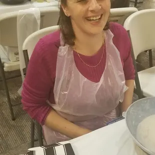 I love making other Jewish friends, they become my instant friend. This one had her own Challah baking business in Lithopolis.