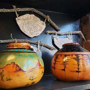 Painted Indian Gourds