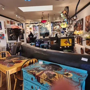 the inside of a store