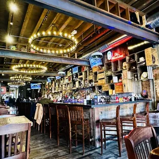 the interior of the restaurant