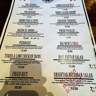 Menu 11/23