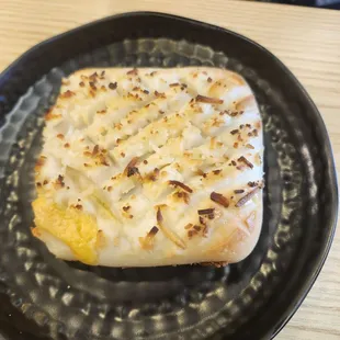 Ham and cheese before we dug in