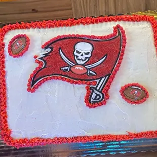 a tampa bay buccaneers cake