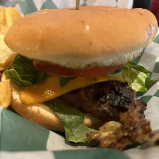 $4.99 quarter pound burger on Mondays