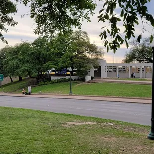 X on the road where the 3 deadly shots took place