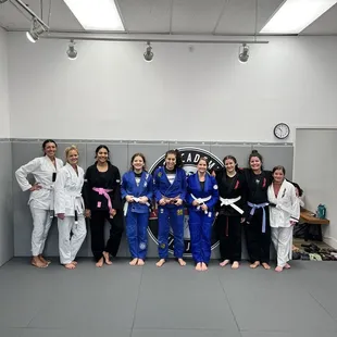Women's BJJ Saturdays at 9:30am