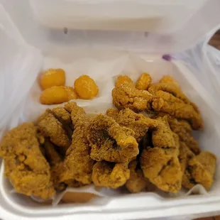 Catfish Nuggets and Sweet Corn Nuggets