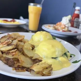 Veggie and Egg Benedict