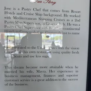 Chef story
