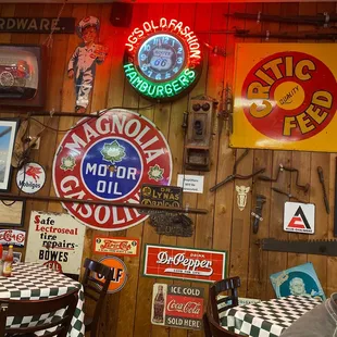 a table with a checkered table cloth