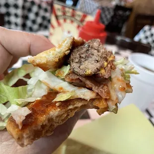 Unacceptable 1/2 of burger