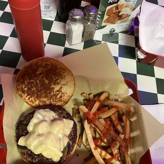 Mushroom Swiss Burger