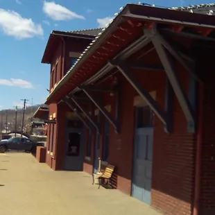 the outside of the building