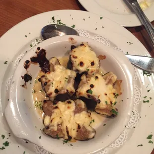 Figs stuffed with Brie and Honey.