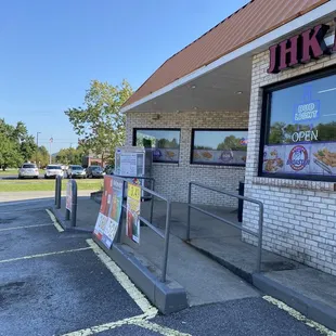 the front of the store