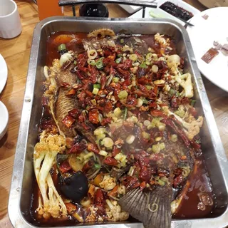 Chengdu Style Spicy Grilled Fish